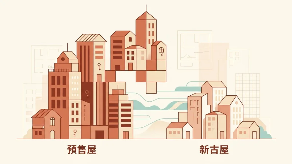 全台預售屋與新古屋單坪價差衝破18萬 台中價差達22萬高居六都之冠